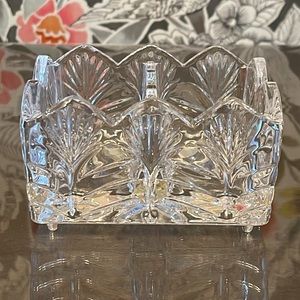 Vintage Crystal Divided Dish